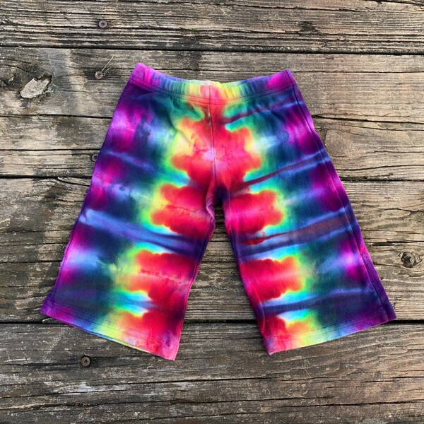 Rainbow tie dye Karate Pants size 18-24 mo, tie dye pants, tie dye toddler, tie dye baby, Catbird's Kitten, karate