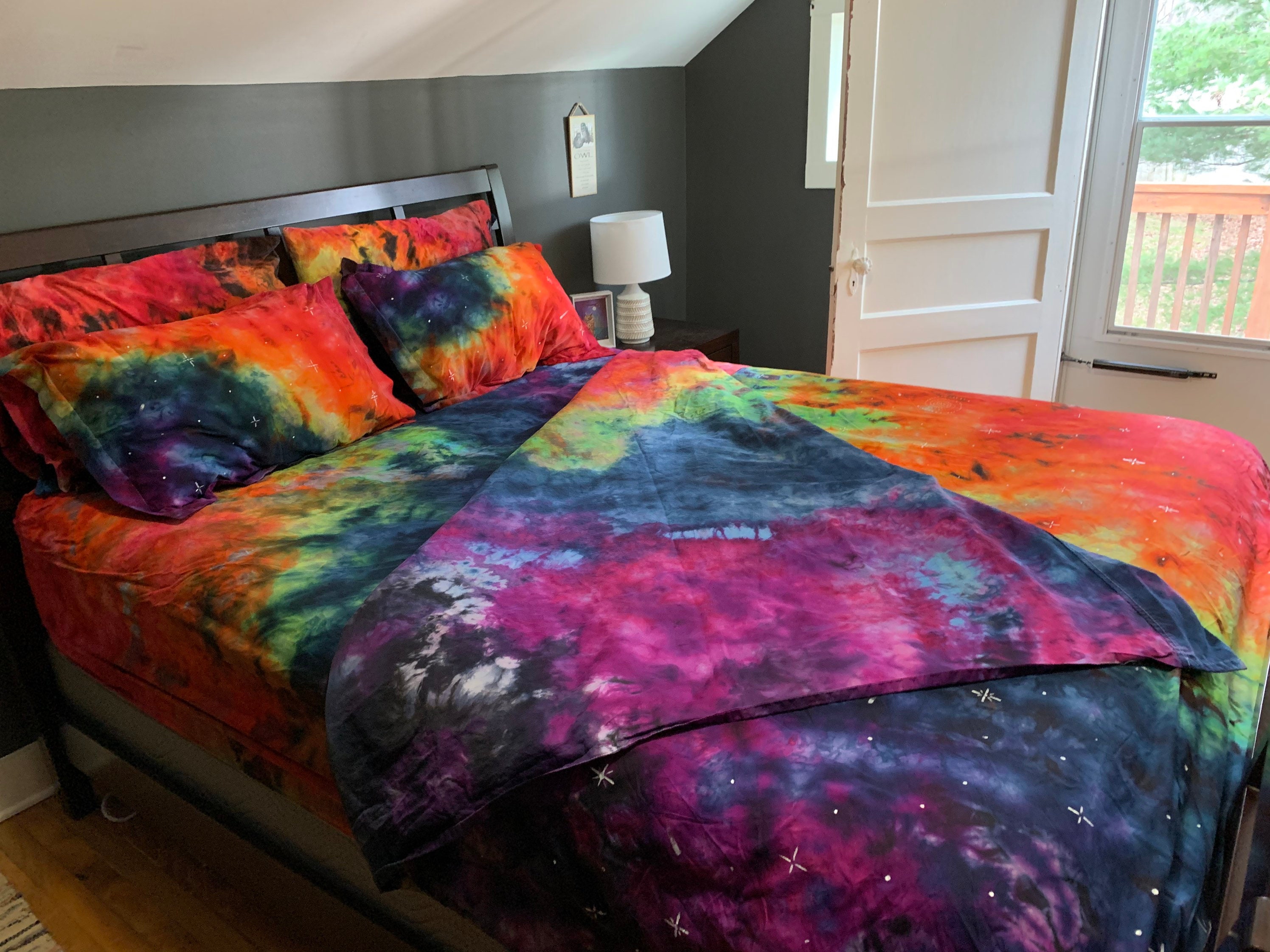 Custom Galaxy dyed Duvet Cover Set tie dye duvet tye dye Etsy