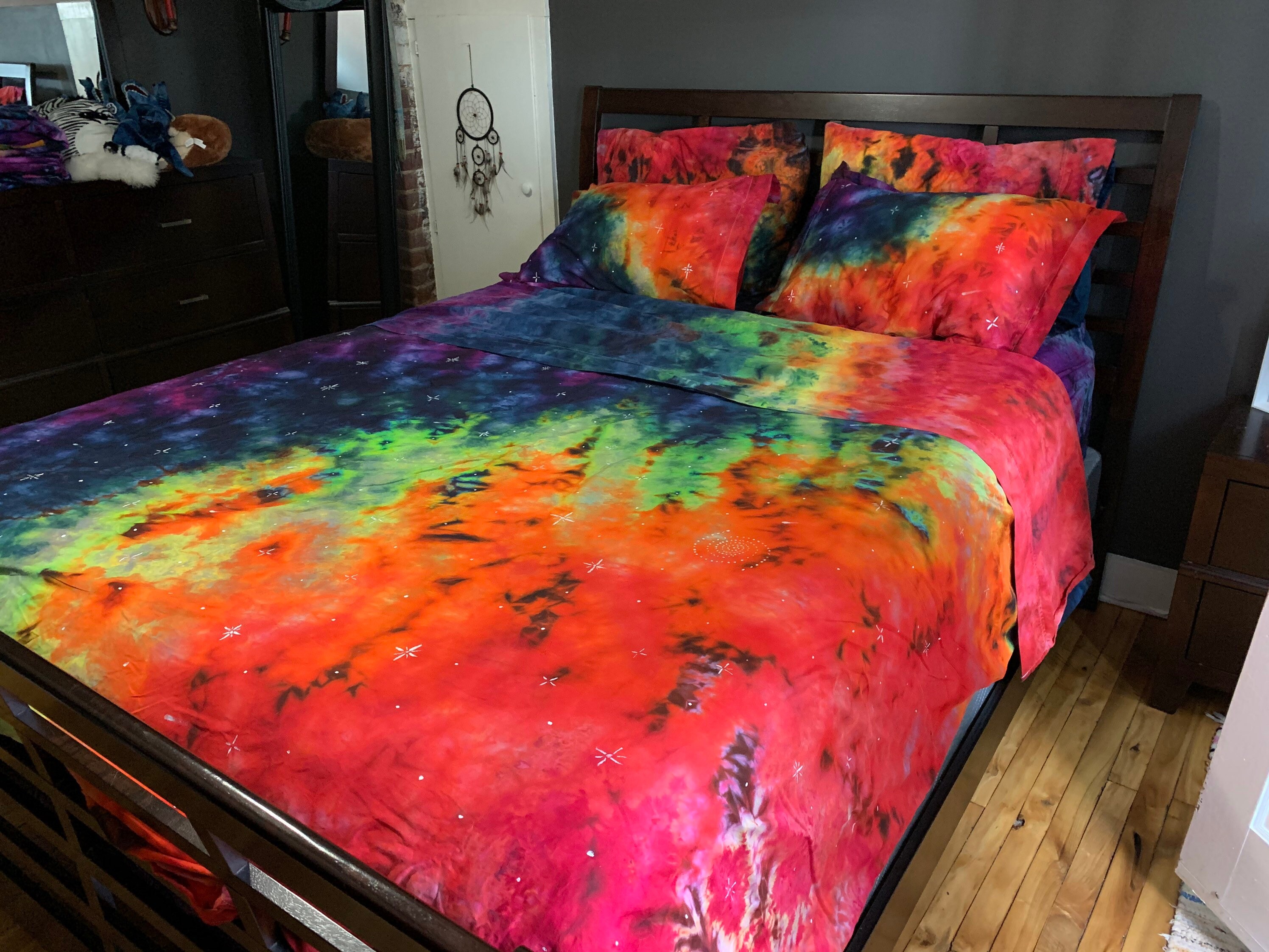 Custom Galaxy dyed Duvet Cover Set tie dye duvet tye dye Etsy