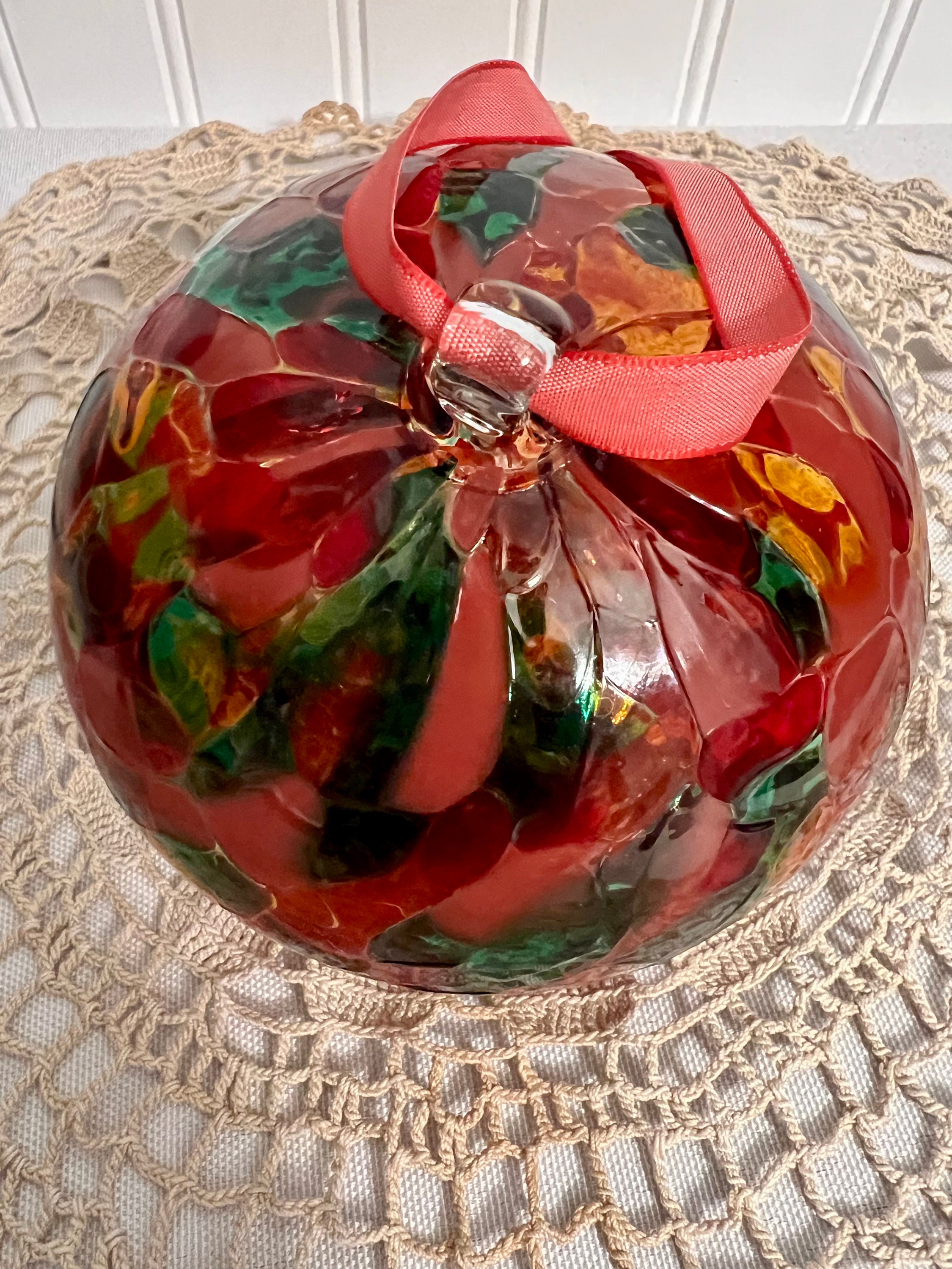 アンティーク　気球　額 Vintage Mercury Gazing Ball - Etsy