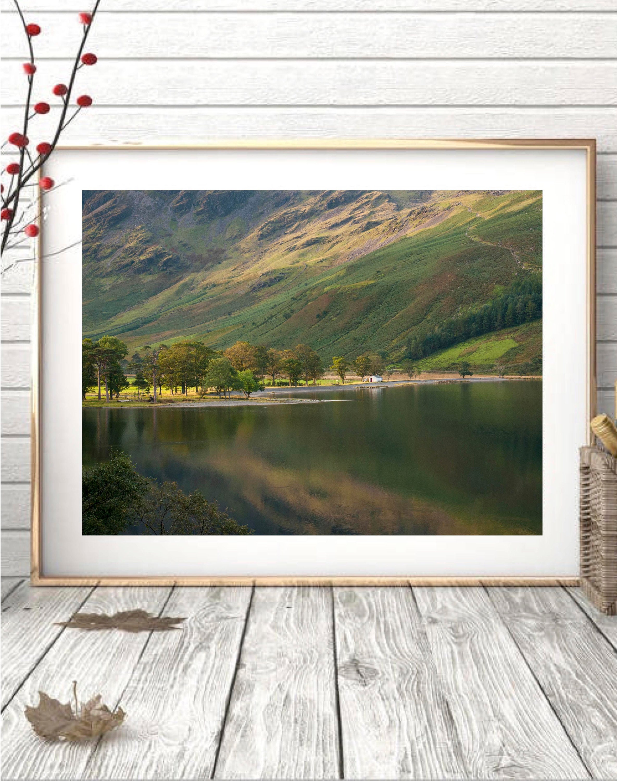 Lake District Prints Landscape wall art Mountain print Lake Etsy