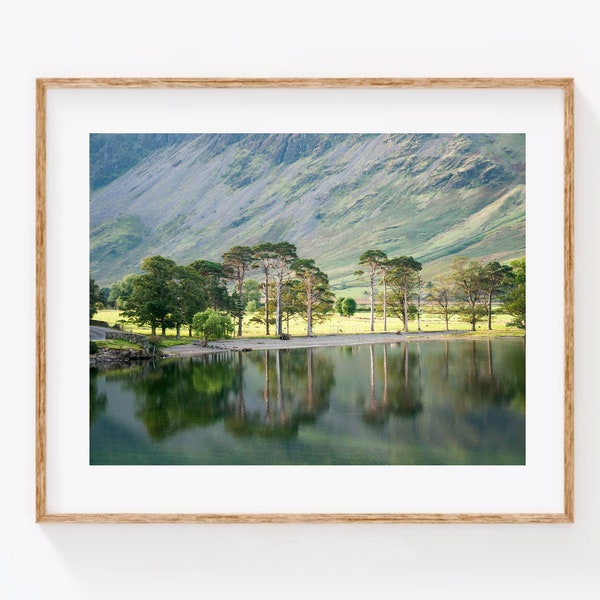 Impressions artistiques du Lake District, photographie de paysage originale du parc national du Royaume-Uni, Cumbria, affiche de voyage Buttermere 16 x 20, décoration murale Airbnb