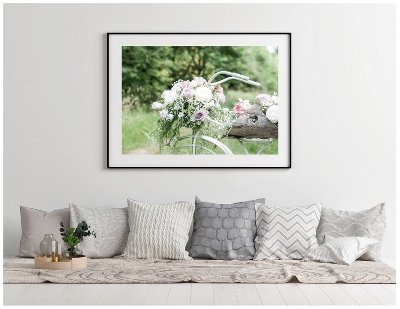 Spring flowers Floral print set of three Roses Pink and pastel flower photography
