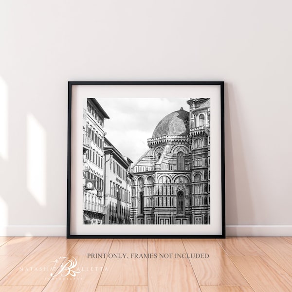 Florence square print 5 x 5, Italy architecture wall art, Florence photography 10 x 10, Gallery wall decor, Europe city , Il Duomo 8 x 8