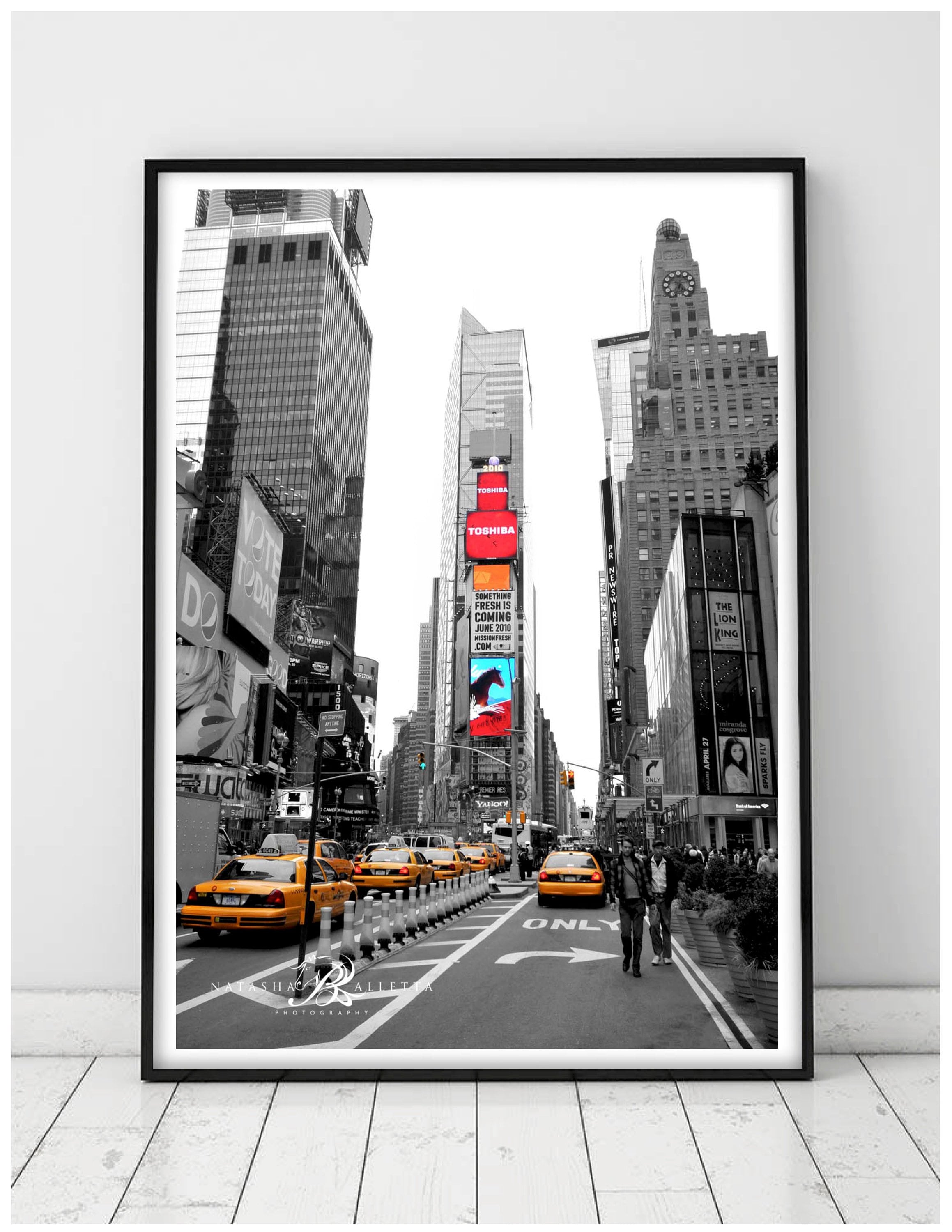 New York Photography Fine Art Print, Black and White Colour
