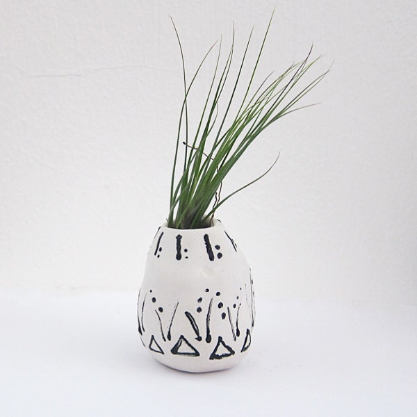 Air plant holder - ceramic planter - air plant decor - housewarming gift -  ceramic vase - indoor planter - ceramic planter - home decor
