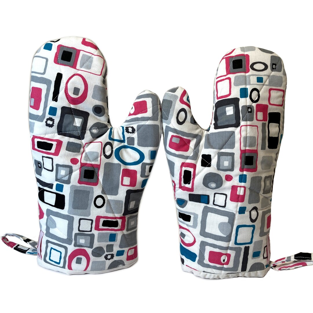 2 Paires De Gants De Four En Silicone ZLXHDL - Antidérapants Et Résistants à La Chaleur - Violet