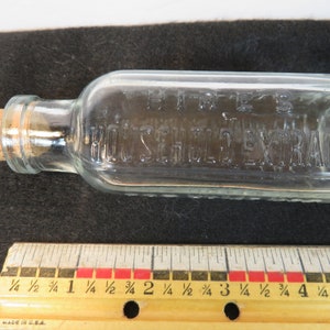 Vintage Hires Root Beer Household Extract Bottle 4 1/2 inch 3 oz