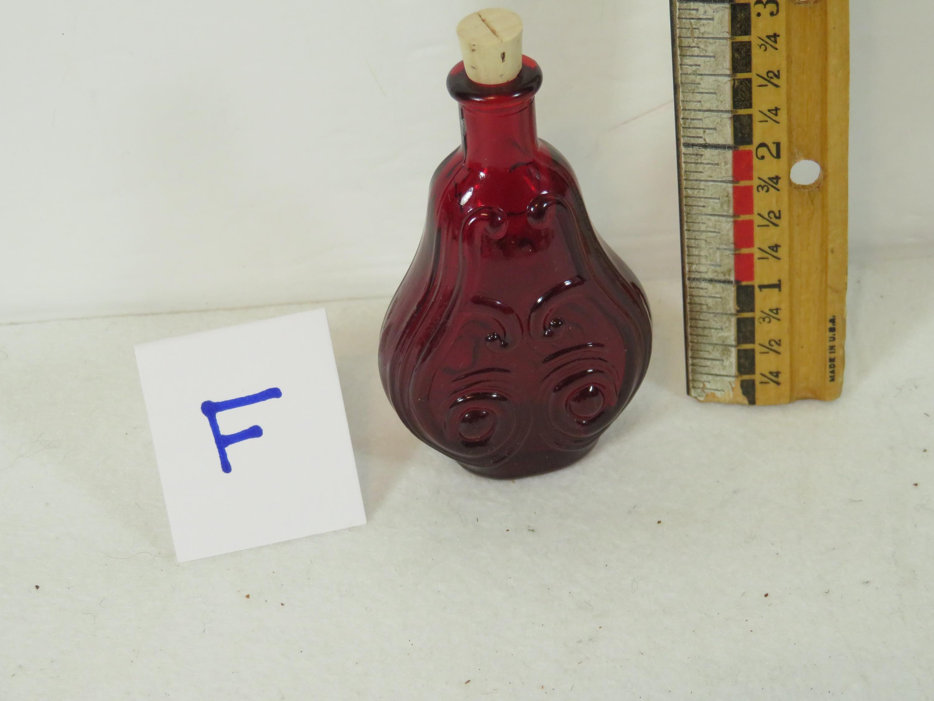 Ruby Rhod Miniature Wheaton NJ Ruby Red Miniature 3 Inch Bottle 1970’s Choice From 24 ...