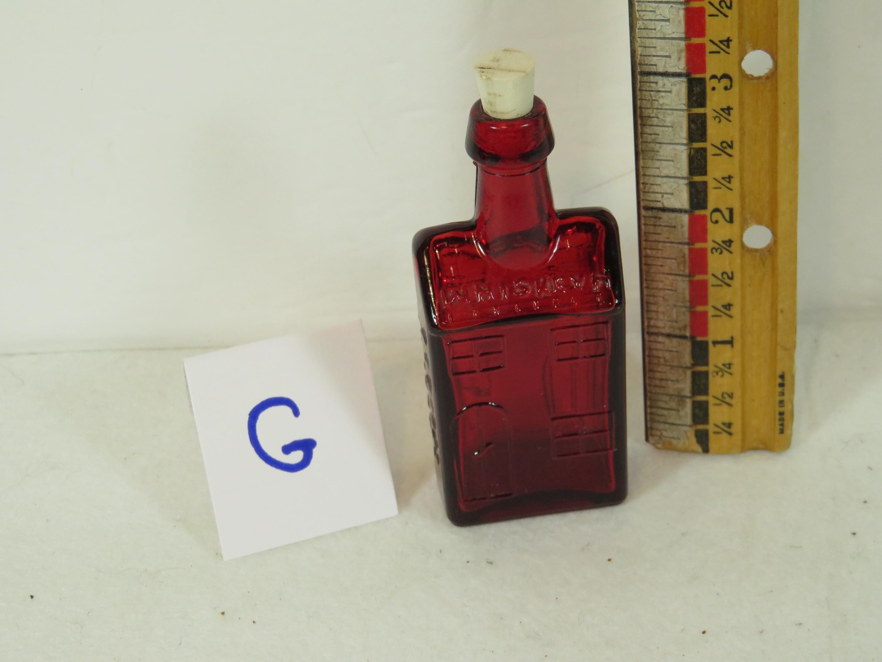 Ruby Rhod Miniature Wheaton NJ Ruby Red Miniature 3 Inch Bottle 1970’s Choice From 24 ...