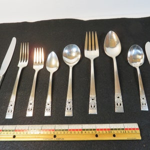 Coronation 1936 Silverplate Choice Knives Spoons Forks Use or Crafting Fixed Shipping 1st  Piece