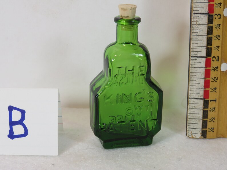 Wheaton NJ Green Mini Miniature 3 inch Bottle 1970s Choice | Etsy
