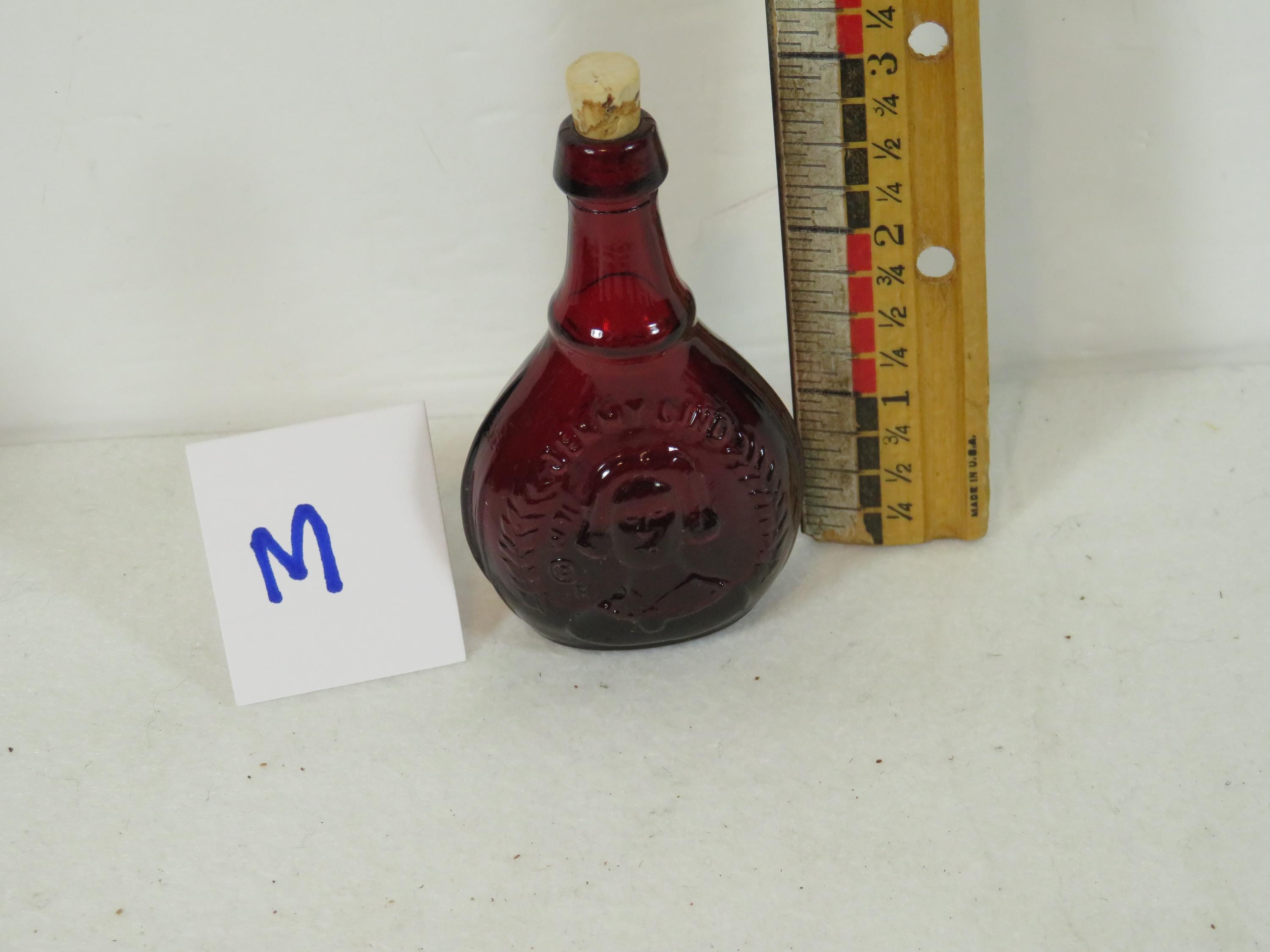 Ruby Rhod Miniature Wheaton NJ Ruby Red Miniature 3 Inch Bottle 1970’s Choice From 24 ...