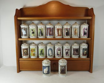 Lenox Cats Of Distinction Spice Jars Collection 1995 Your Choice