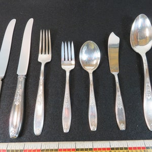 Ambassador 1919 Silverplate Choice Knives Spoons Forks Use or Crafting Fixed Shipping 1st  Piece 1847 Rogers Bros. IS