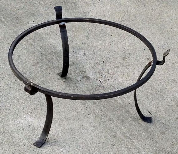 Patio Fire Pit With Stand Celtic Weave Design Etsy
