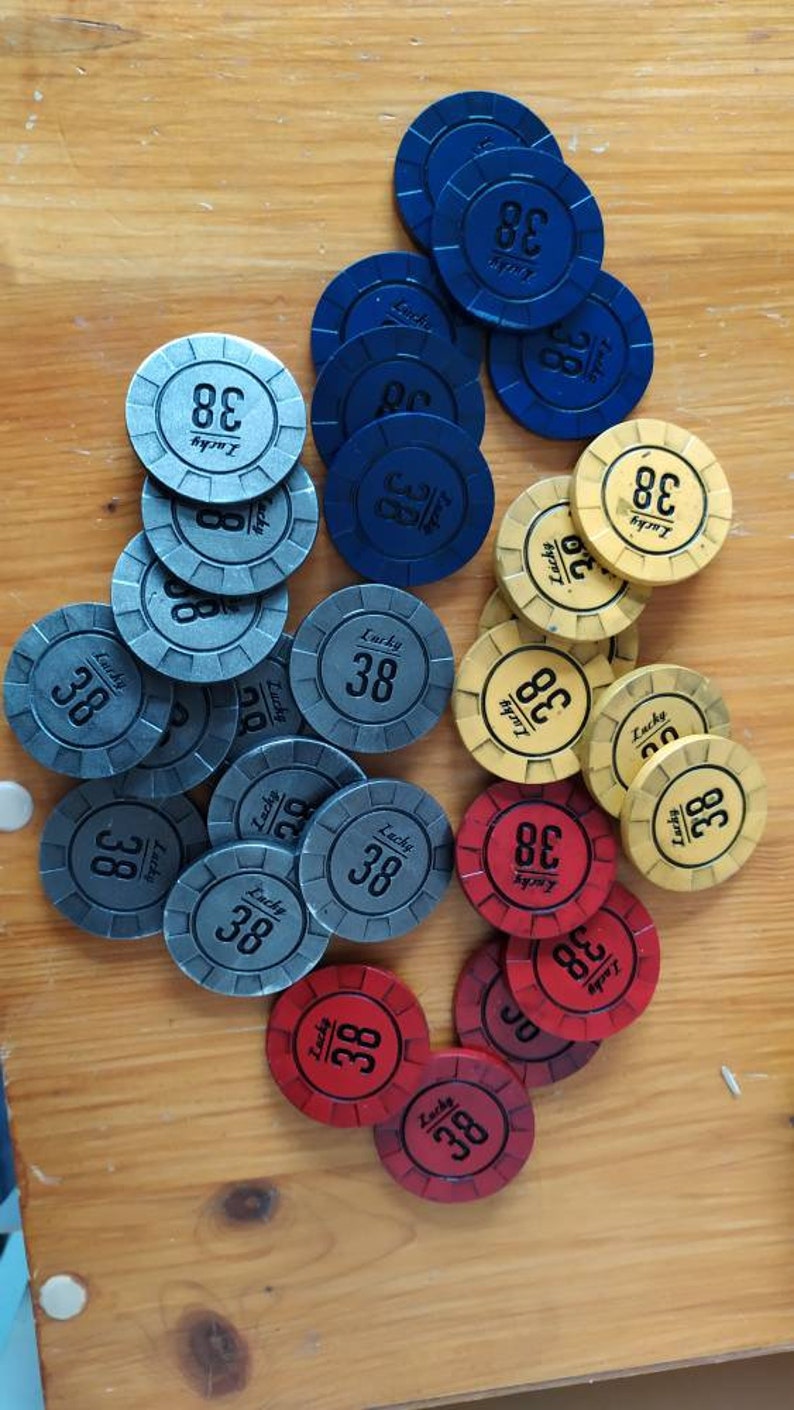 Fallout New Vegas Lucky 38 Platinum Chip and casino chips Etsy