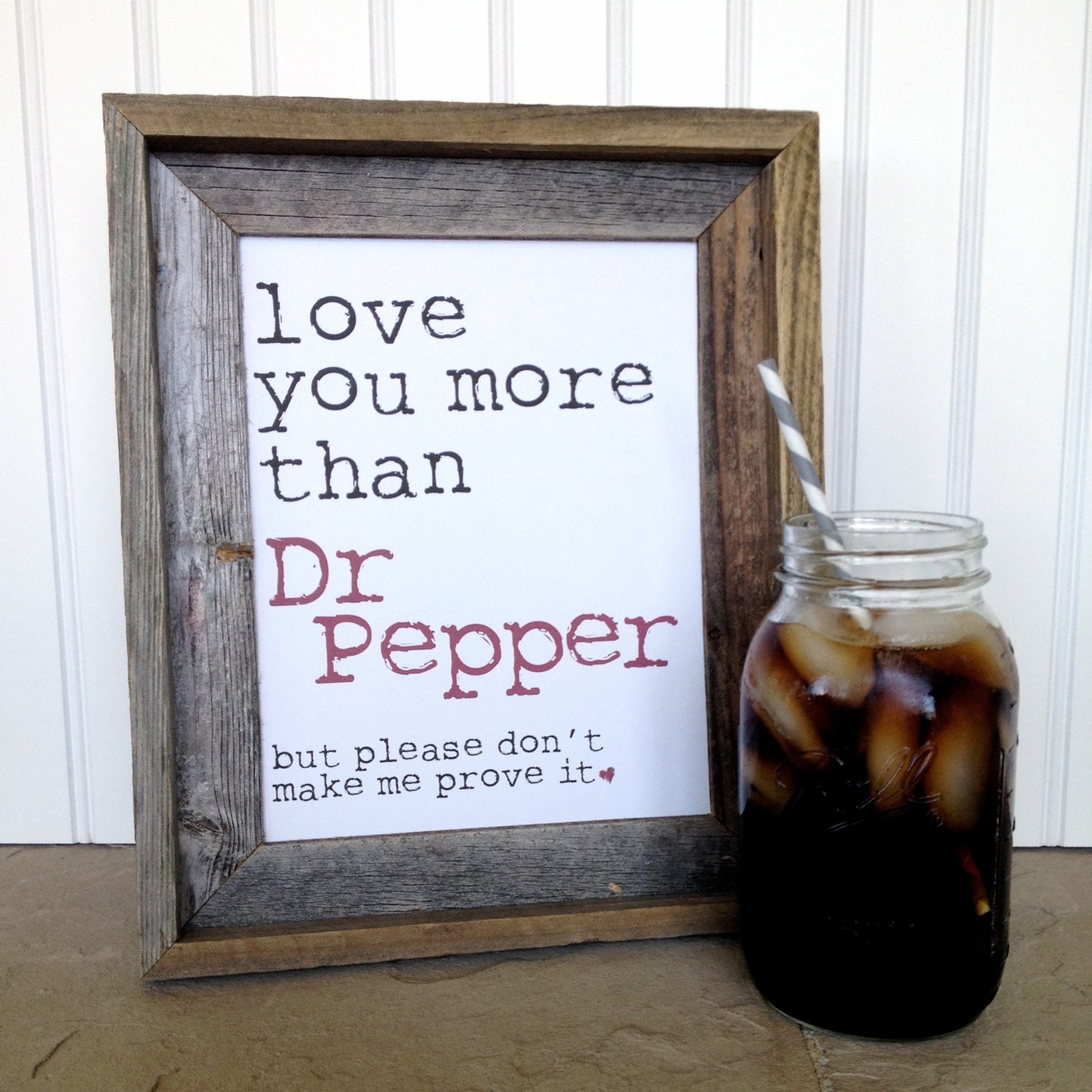 Love You More Than Dr Pepper Digital Art Instant Download Etsy