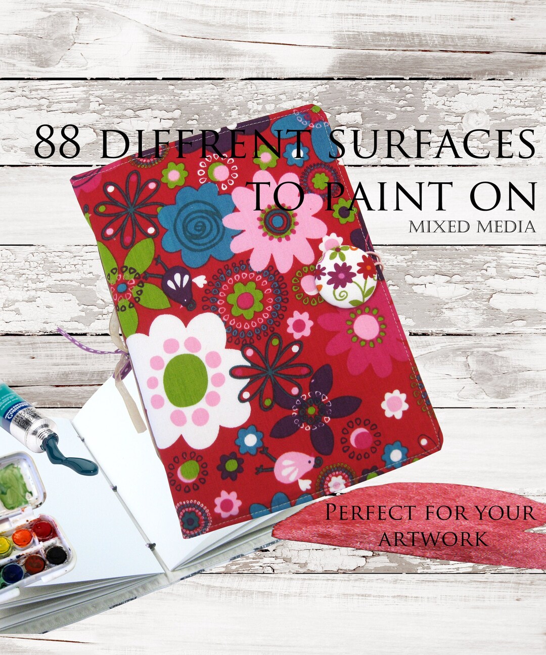 Blank Art Journal Mixed Media With Inserts Size A5 Etsy