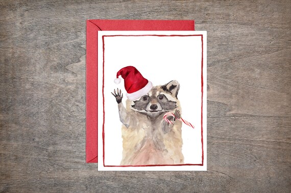 Raccoon Kits | 8 Card Set Raccoon Kits | 8 Card Set