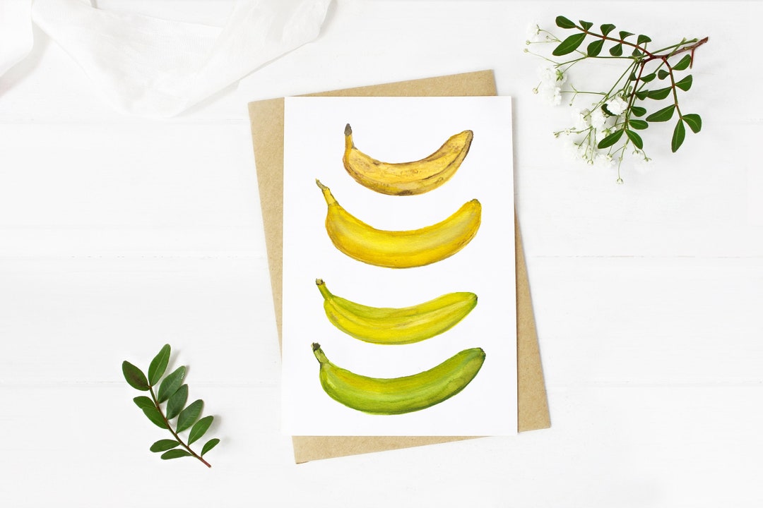 Bananas Card // Birthday Card // Greeting Card - Etsy