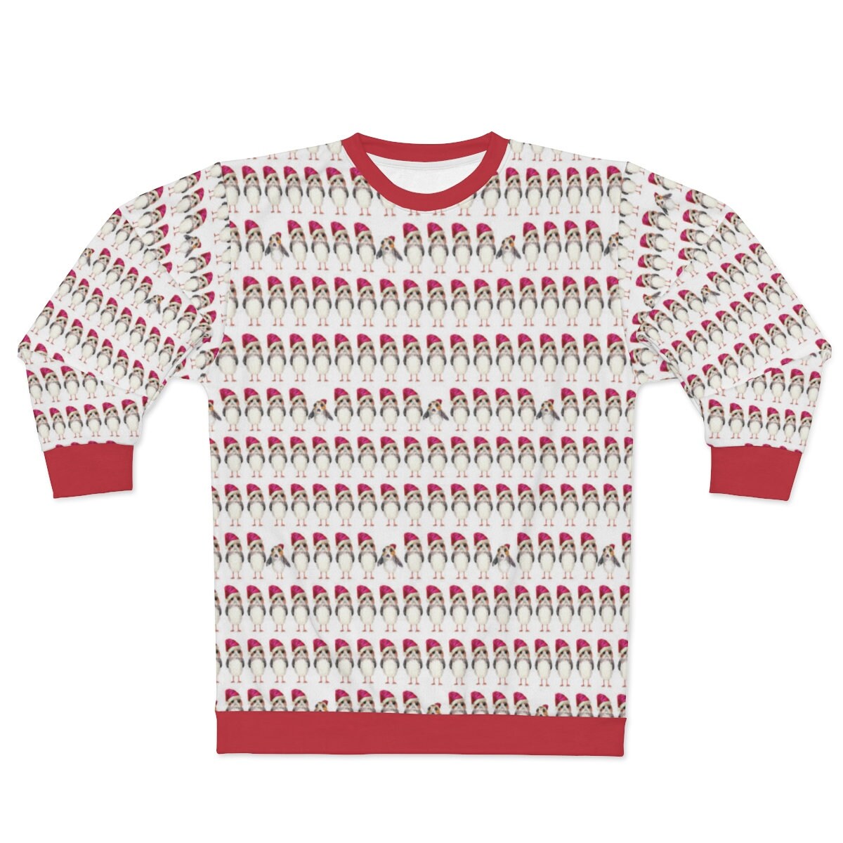Santa Porg Ugly Christmas Sweatshirt Unisex Star Wars Sweater Etsy Canada
