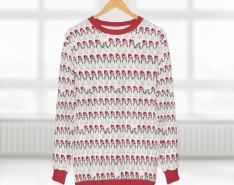 Santa Porg Ugly Christmas Sweatshirt // Unisex Star Wars Sweater