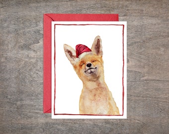 Fox Weihnachtskarten-Set // 8er-Set Weihnachtskarten