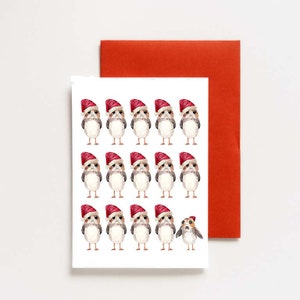 Santa Porgs Christmas Card // Star Wars Christmas Card