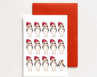 Santa Porgs Christmas Card // Star Wars Christmas Card