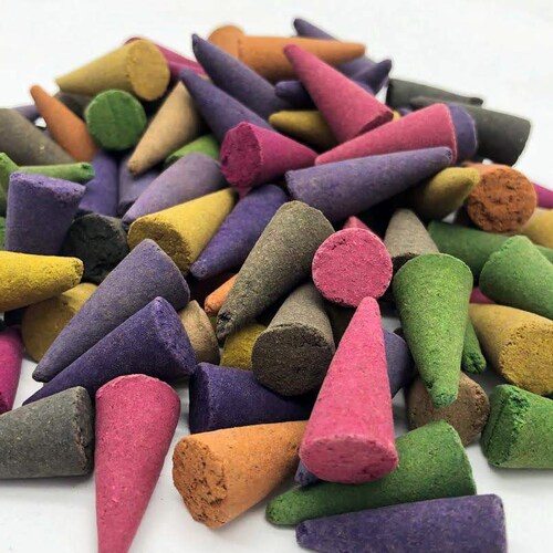 100 Cones Handmade Incense Indian Incenses Random Mix Assorted Etsy