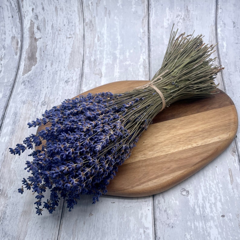 British Natural Dried Lavender Bunch DARK BLUE Fragrant English 150 Stems UK image 2