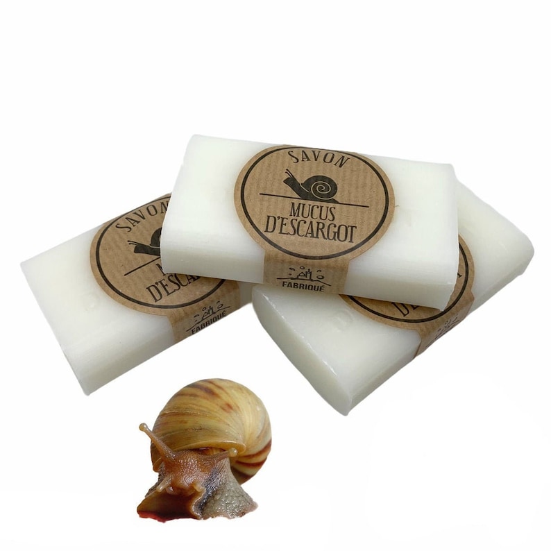 Natural SNAIL Soap 100g Anti Acne Slime Pigmentation Wrinkles Etsy UK