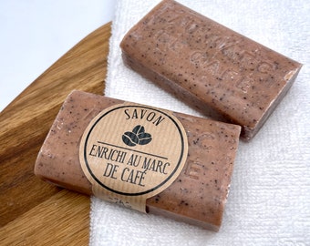 Savon Coffee Exfoliating Soap 100g Cafe Vegetal Dry Skin Eczema Acne Natural Bar