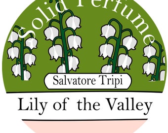 Lily of the Valley Handmade Solid Perfume 10g by Salvatore Tripi - Italian Recipe