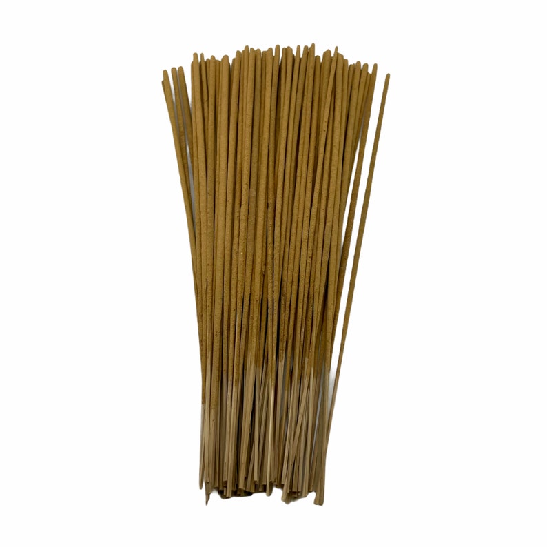 UNSCENTED Incense Sticks 100 Handmade Raw Indian incenses Packet Wooden Unfragranced Natural DIY image 3