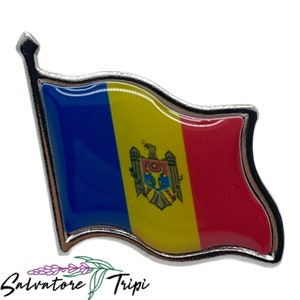 Europe Country Flags Lapel Nation Badge Pin High Quality Metal Enamel United Kingdom Moldova