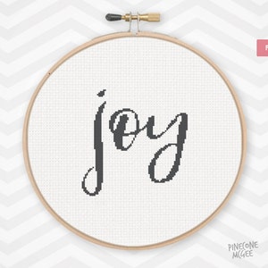 JOY geteld kruissteekpatroon, eenvoudig inspirerend cadeau pdf