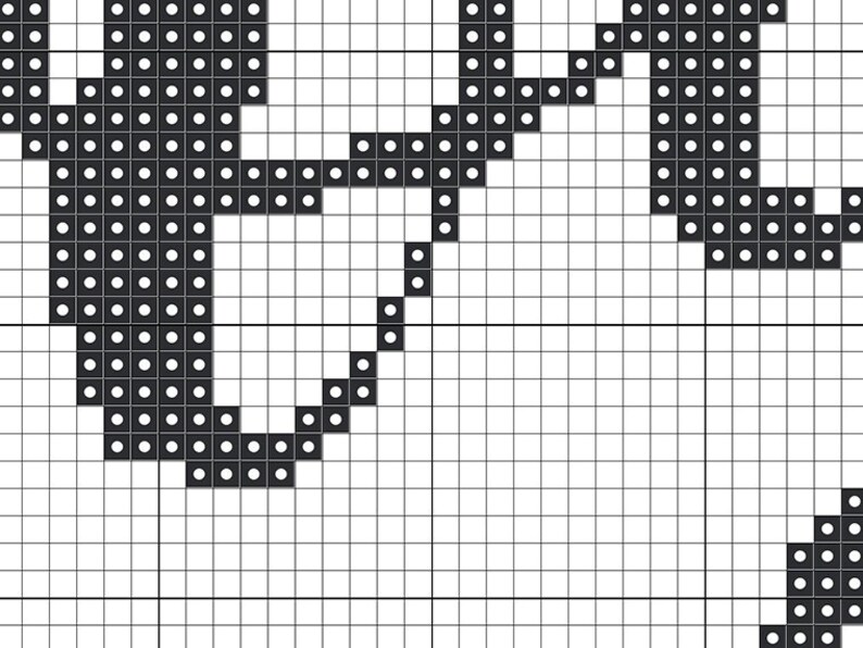 JOY Counted Cross Stitch Pattern Easy Inspirational Gift Pdf Etsy