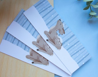 First Snow Bookmark - Cute Handmade Bookmark for Book Lovers