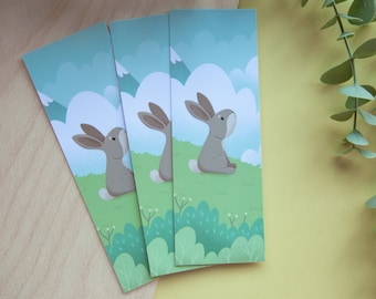 Cloud Bunny Bookmark - Cute Handmade Bookmark for Book Lovers