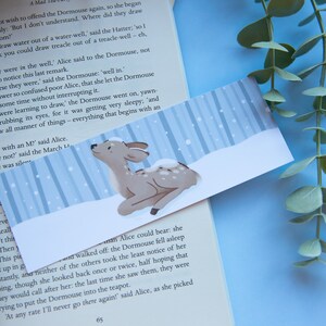 First Snow Bookmark Cute Handmade Bookmark for Book Lovers image 6