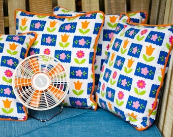 Cuscino in tessuto Funky Vintage