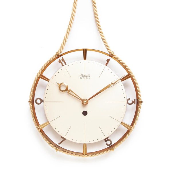Corded Wall Clock Etsy