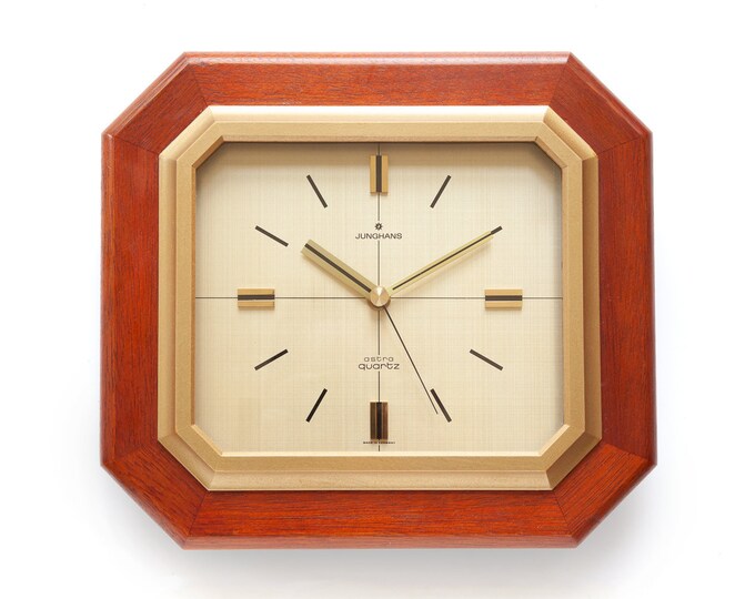 Stunning JUNGHANS Wall Clock Mid Century Modern Space Age Etsy