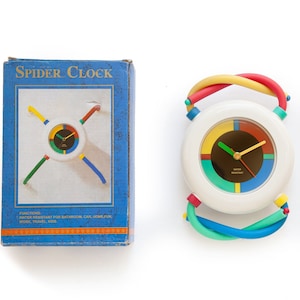 半額 福袋の通販 Spider Memphis NOS Clock Atomic Wall Pop Panton Postmodern インテリア時計
