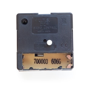 New U.T.S. Radio Controlled DCF Clock Movement Germany Wall Desk Mantel Shelf Table Spare Parts Repair Junghans Nos