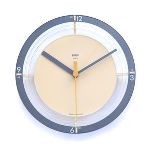 Vintage Braun Clock - Etsy