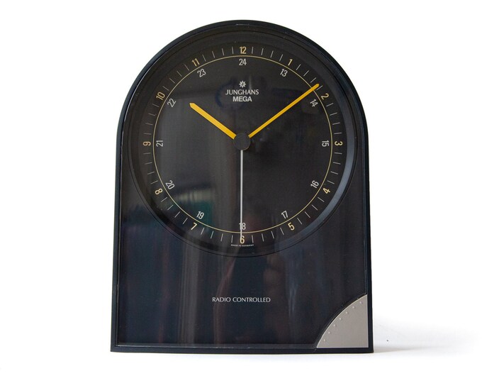 1986 JUNGHANS MEGA Desk CLOCK Postmodernism Space Age Table Panton