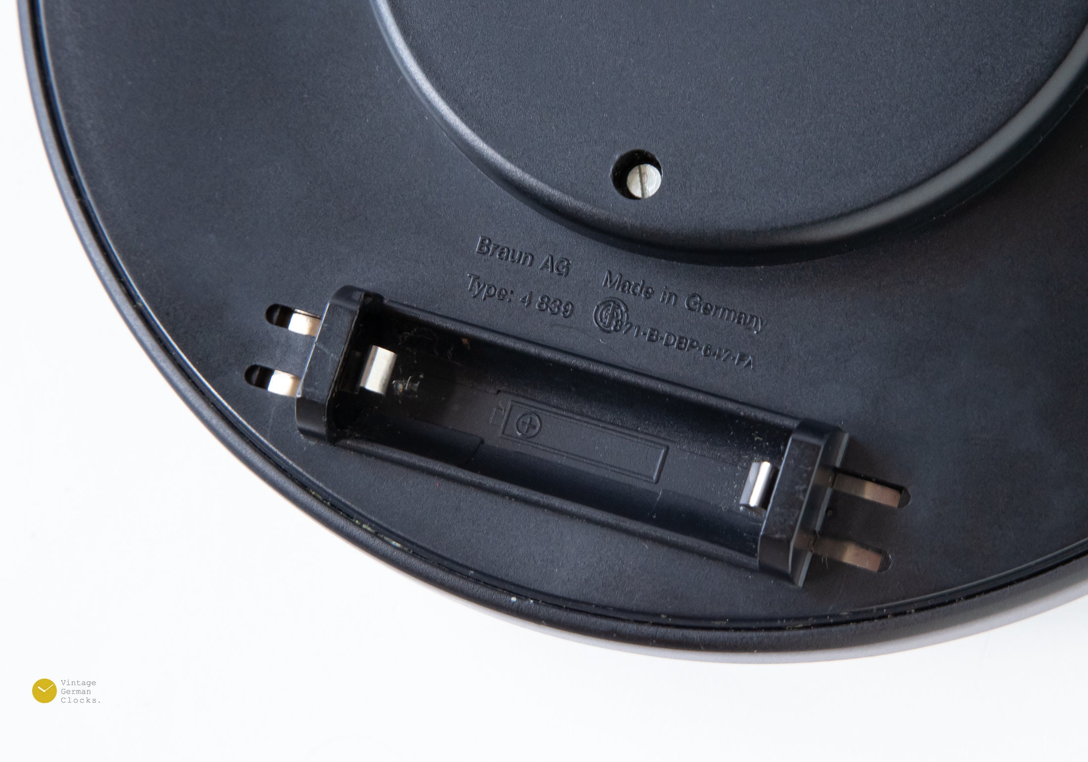 BRAUN ABW41 Domodisque Wall Clock Type 4839 Defect 1981 by